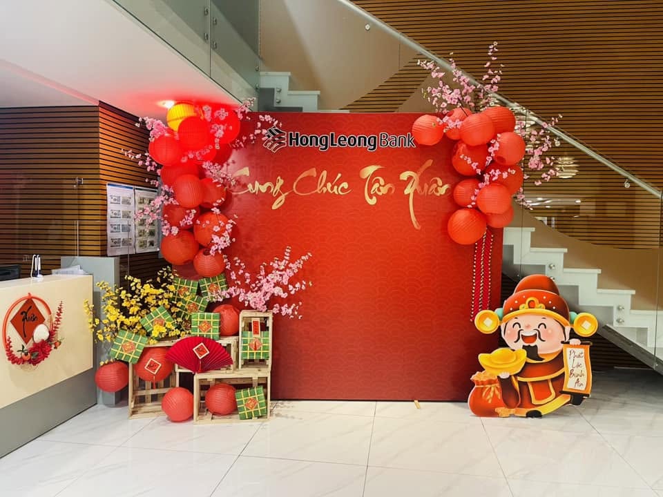 Trang Trí Tết Văn Phòng Ở Cầu Giấy